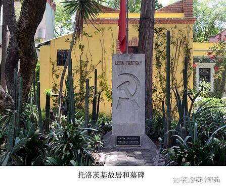 托洛茨基故居和墓碑